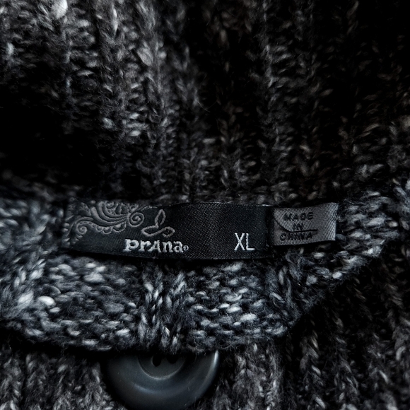 Prana Angelica Duster Cardigan Long Gray Knit sz XL - Picture 4 of 10